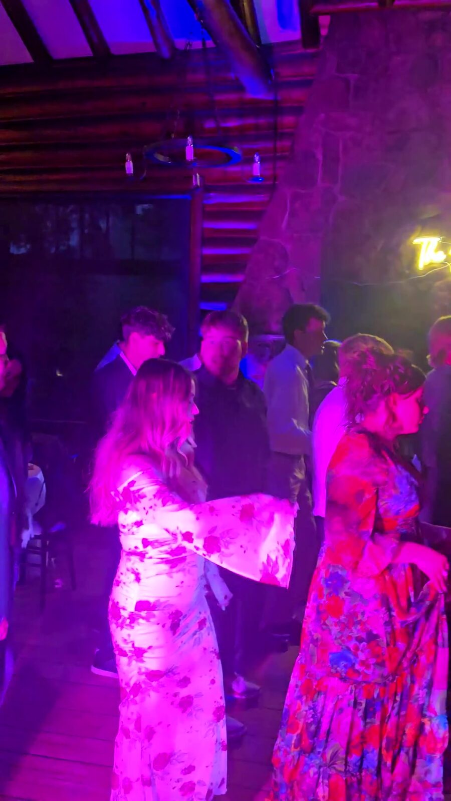 Wedding guests dancing at a Front Range reception